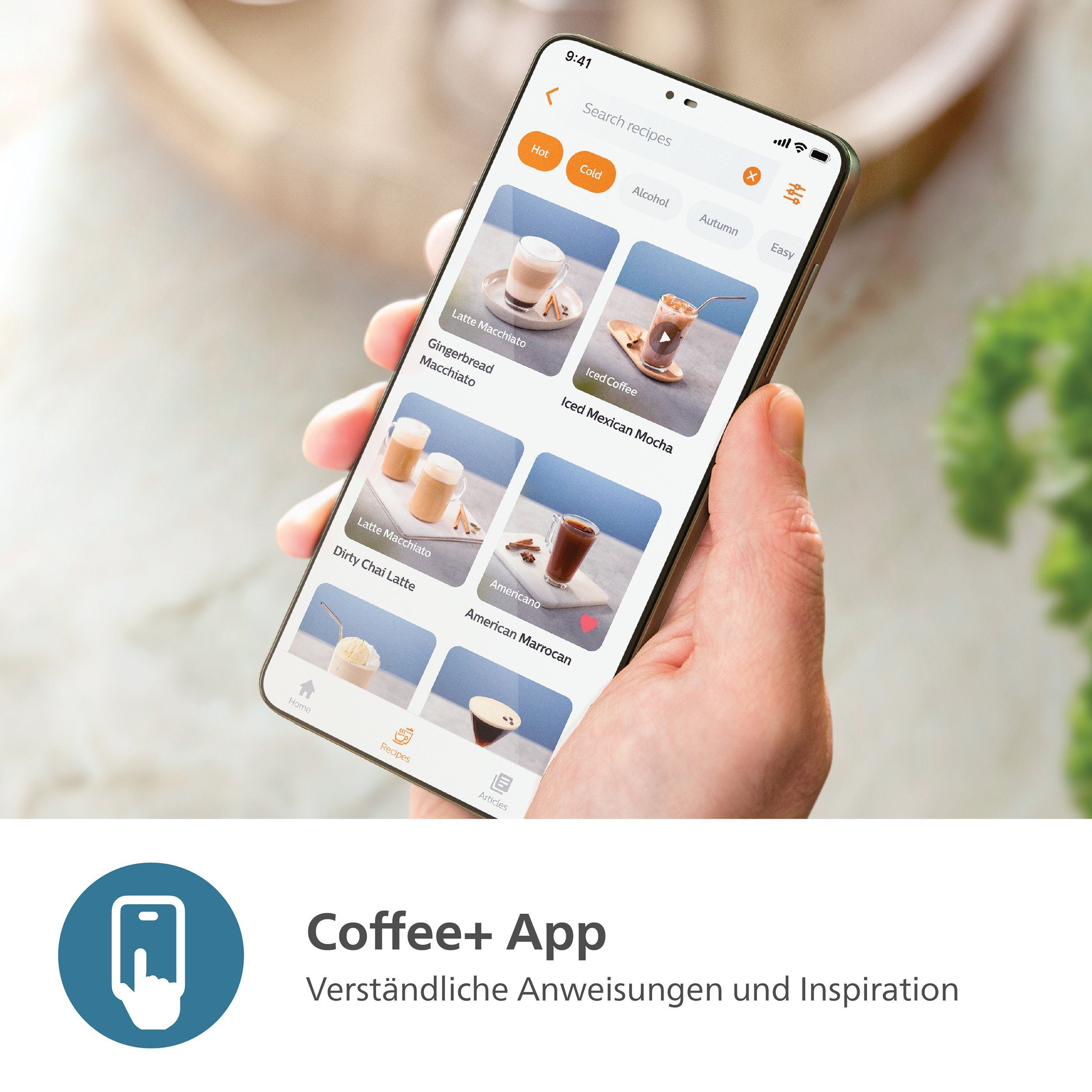 Philips Kaffeevollautomat EP3347/90 3300 Series, 6 Getränke (heiß oder eisgekühlt), LatteGo-Milchsystem, SilentBrew Technologie, Chrom-Schwarz
